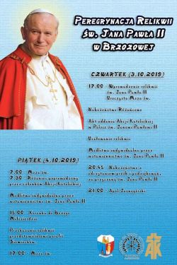 Czytaj więcej: Peregrynacja relikwii św. Jana Pawła II